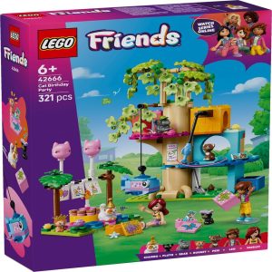 LEGO® Friends 42666 Katzengeburtstagsparty & Baumhaus