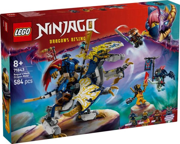 LEGO NINJAGO 71843 Rogues Mech-Drachenreiter