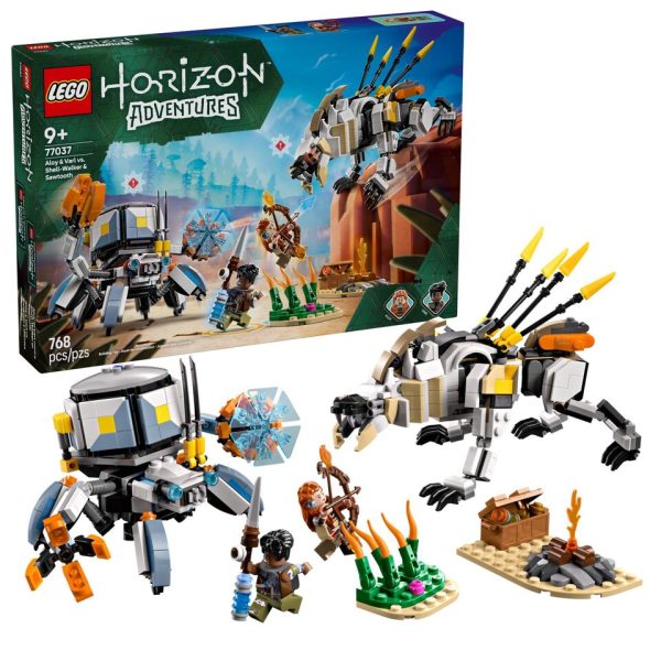 LEGO® Gaming 77037 Aloy und Varl vs. Panzerwanderer und Sägezahn – Bild 3